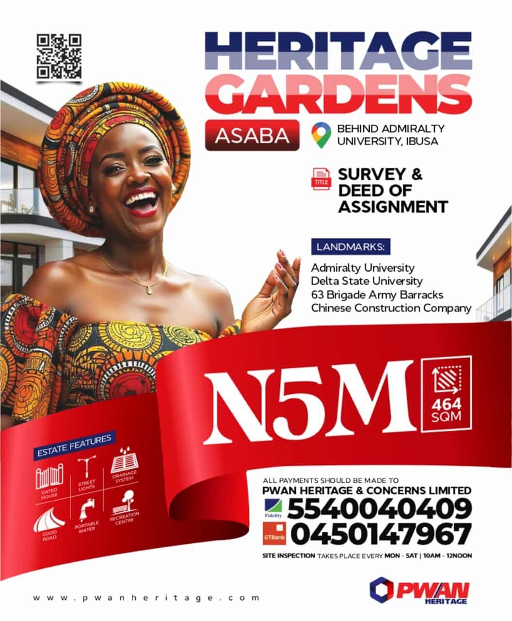 Heritage Gardens, Ibusa, Asaba.