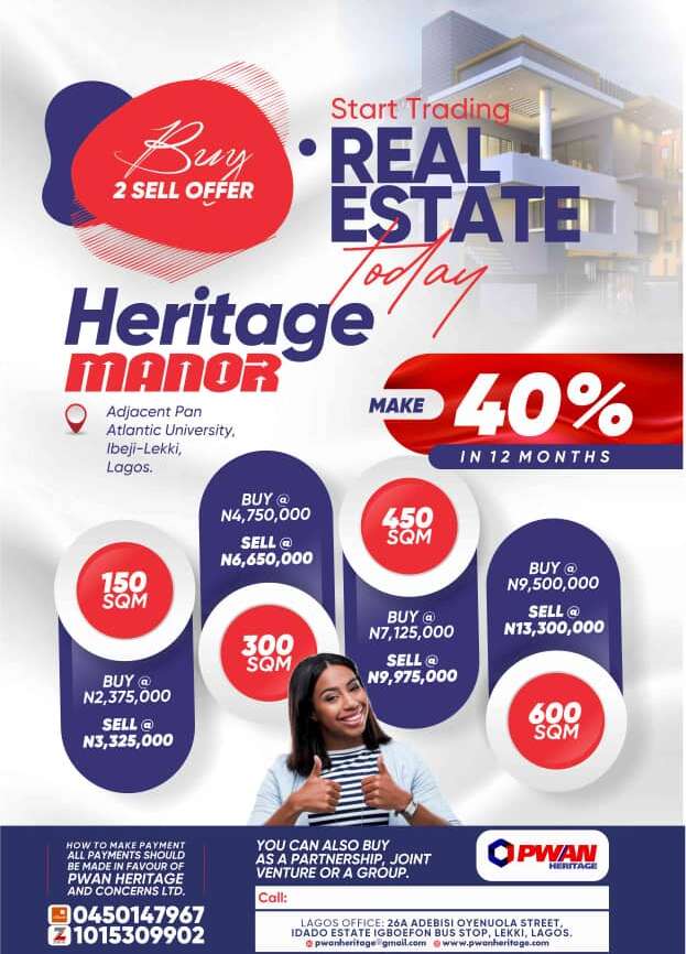 Buy to Sell Offer (Heritage Manor)