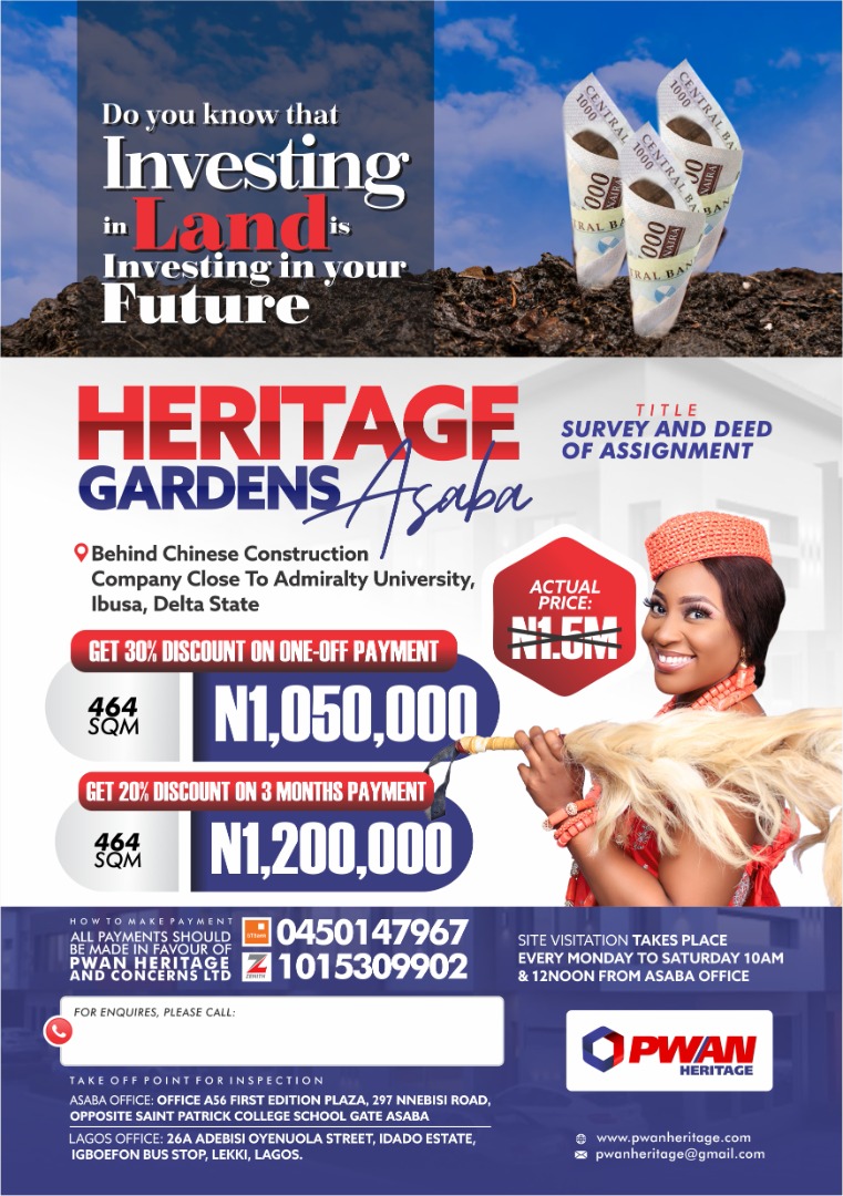 Heritage Gardens, Asaba.