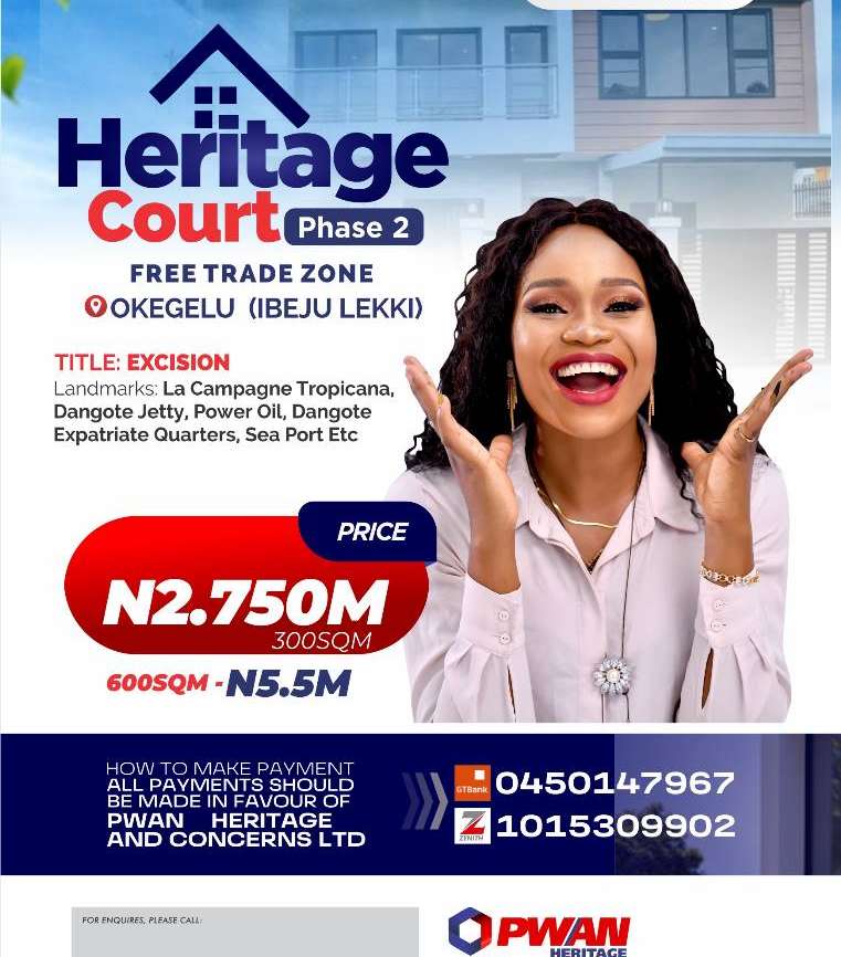 Heritage Court Phase 2, Okegelu
