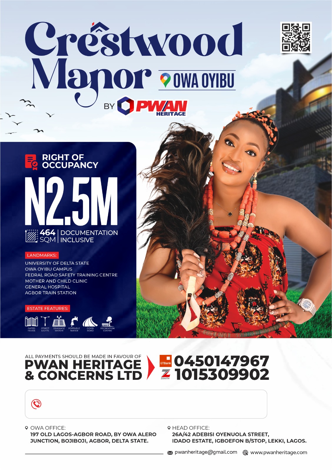 Crestwood Manor, Owa Oyibu, Agbor