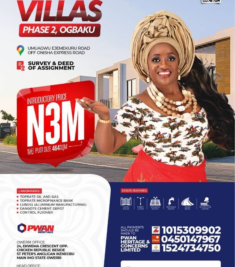 Heritage Villas phase 2, Ogbaku
